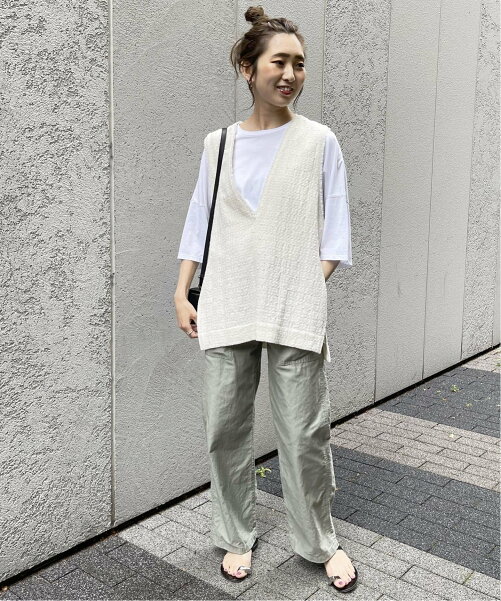 Italian fabric ツイードベスト